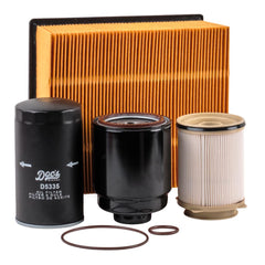 Doc's Diesel Filter Combo Kit front packaging, ready-to-install bundle