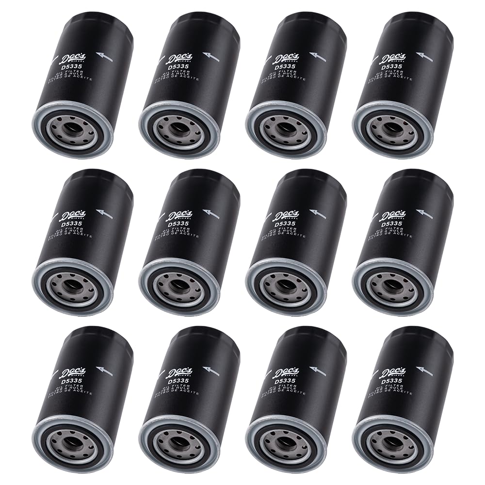 Docs Diesel Oil Filter 12-Pack on shelf for easy maintenance