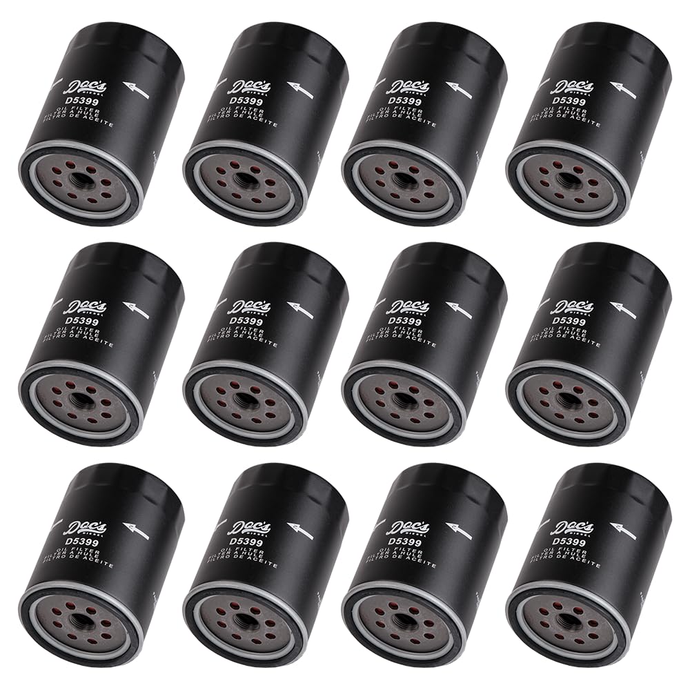 Doc's Diesel Oil Filter D5399-12 front view showcases rugged design for Duramax engines.