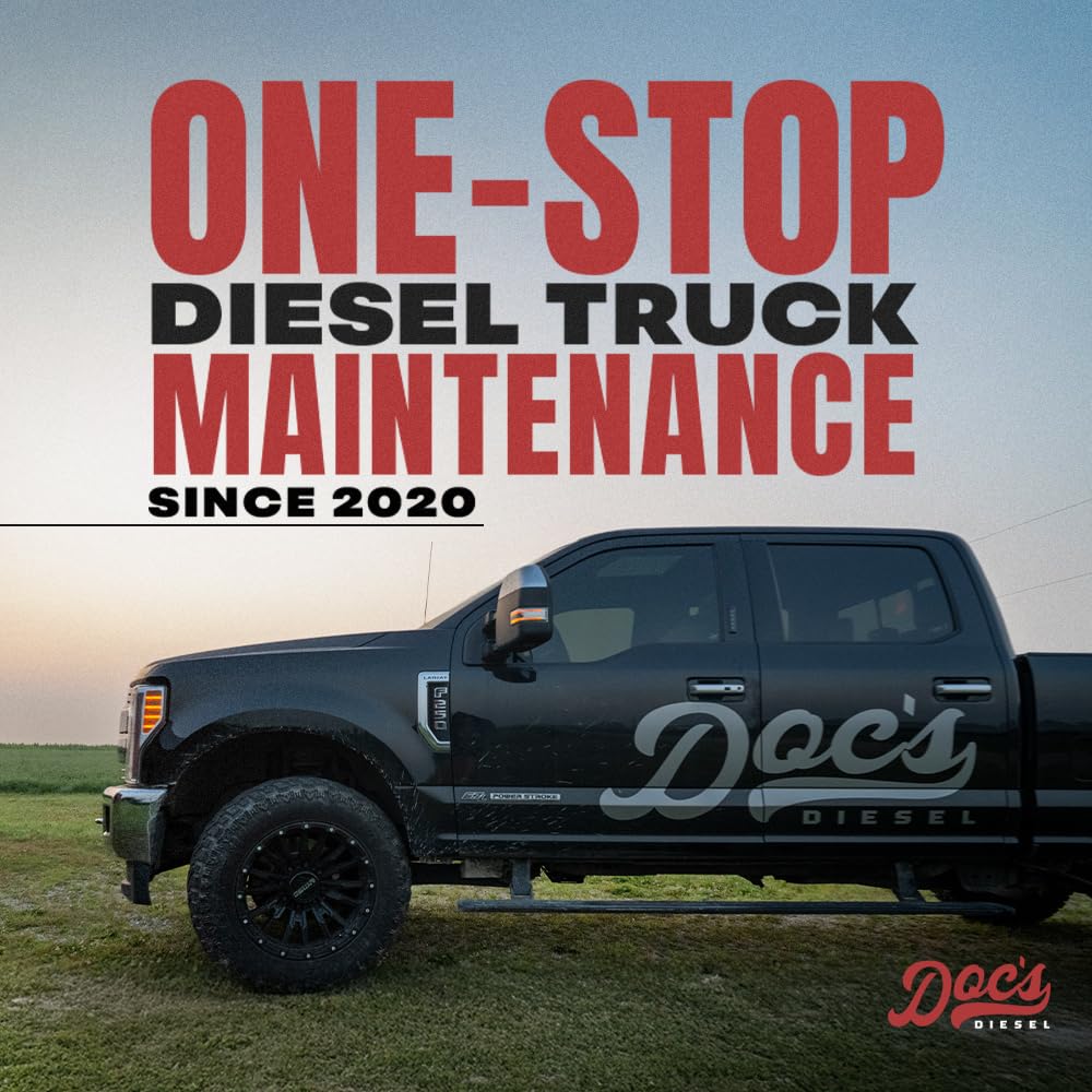 Installed D5526 filter in engine bay for Ford Super Duty