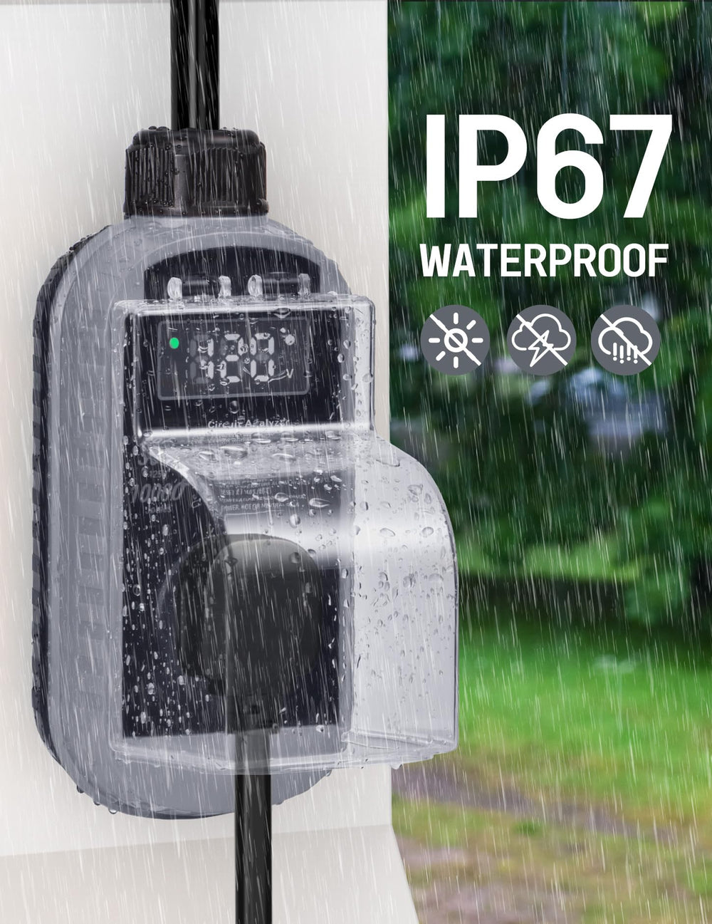 Docusvect 30A RV protector in use demonstrates secure, reliable power protection.