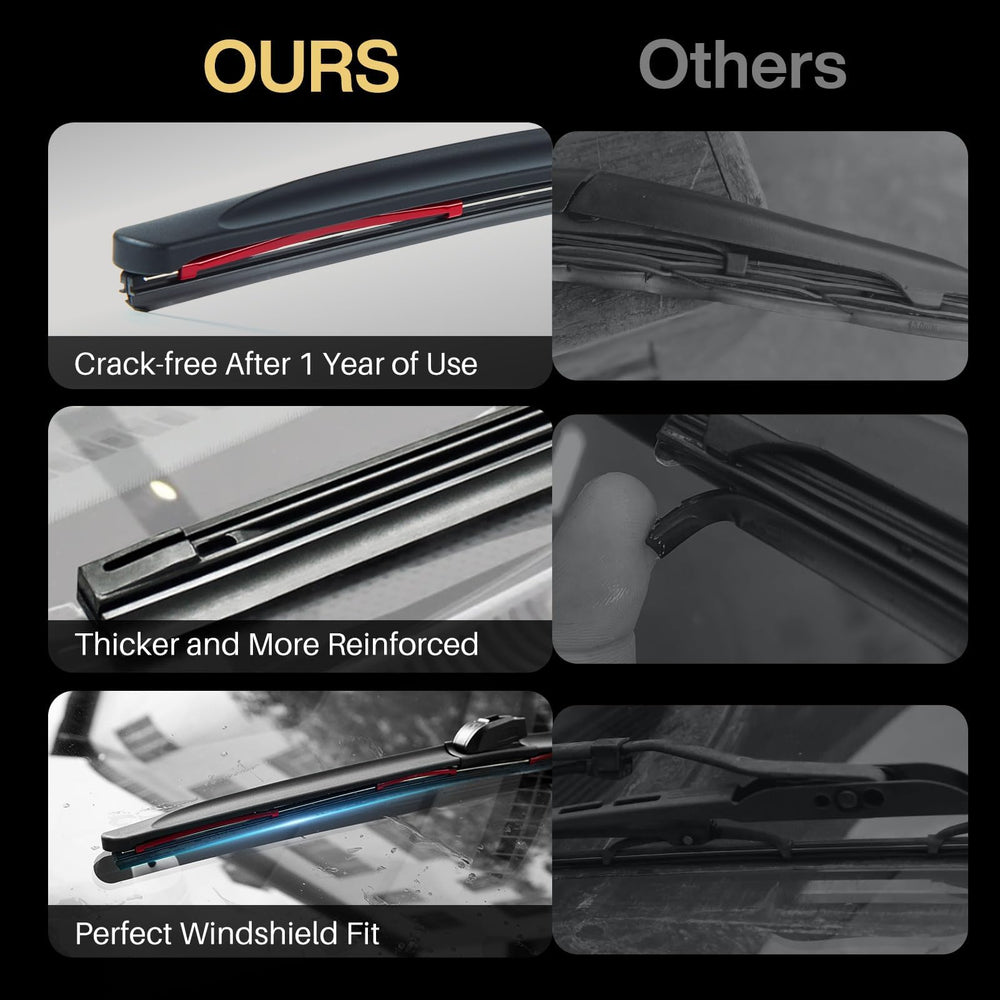 DOG TAIL aero shape design reduces wind lift at speed.