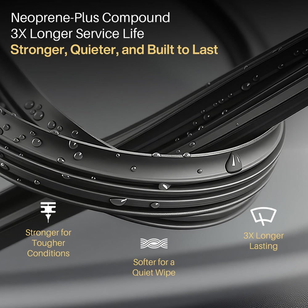 DOG TAIL neoprene rubber delivers near-silent operation.