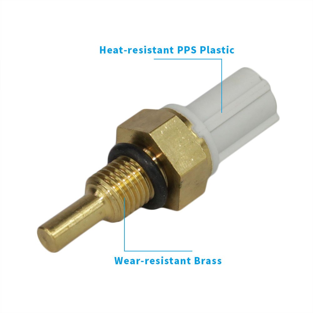DOICOO coolant temperature sensor in Honda CR-V engine bay, maintains accurate readings.