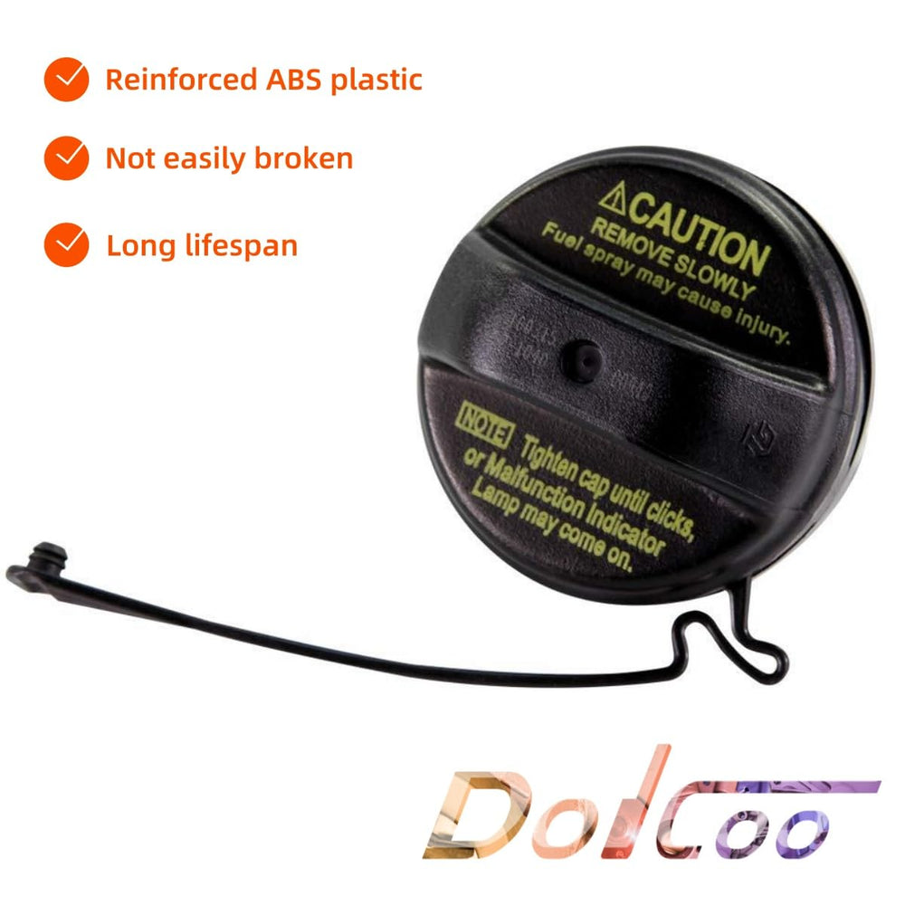 DOICOO gas cap compatibility chart highlighting broad Toyota and Lexus coverage.