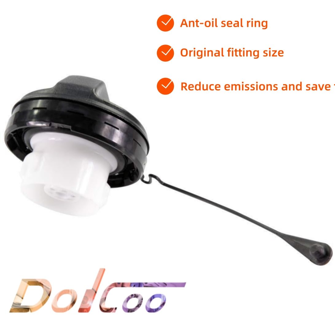 DOICOO gas cap installation step illustrating easy, tool-free fitting.