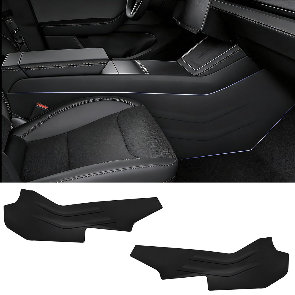 Doietc Tesla Model Y Juniper carbon fiber texture close-up adds premium interior appeal.