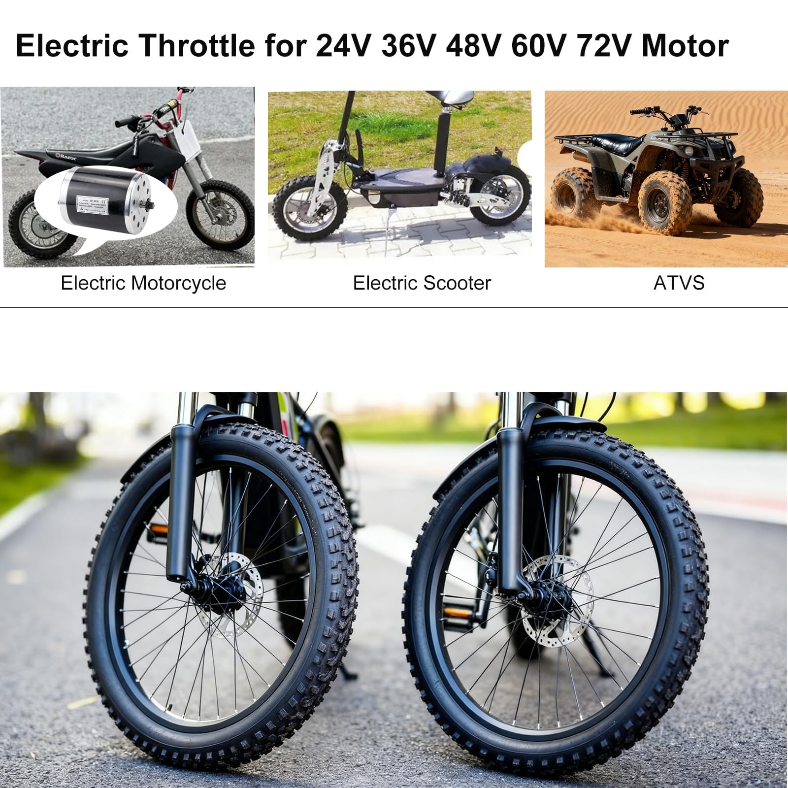 Doinal universal throttle weather-resistant housing withstands outdoor use.