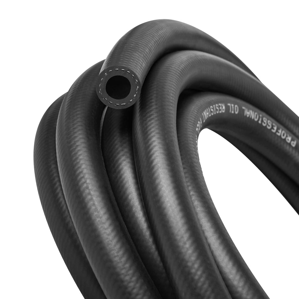 Dojobkinb fuel line 3/8 ID closeup shows durable NBR for high-temp automotive use.