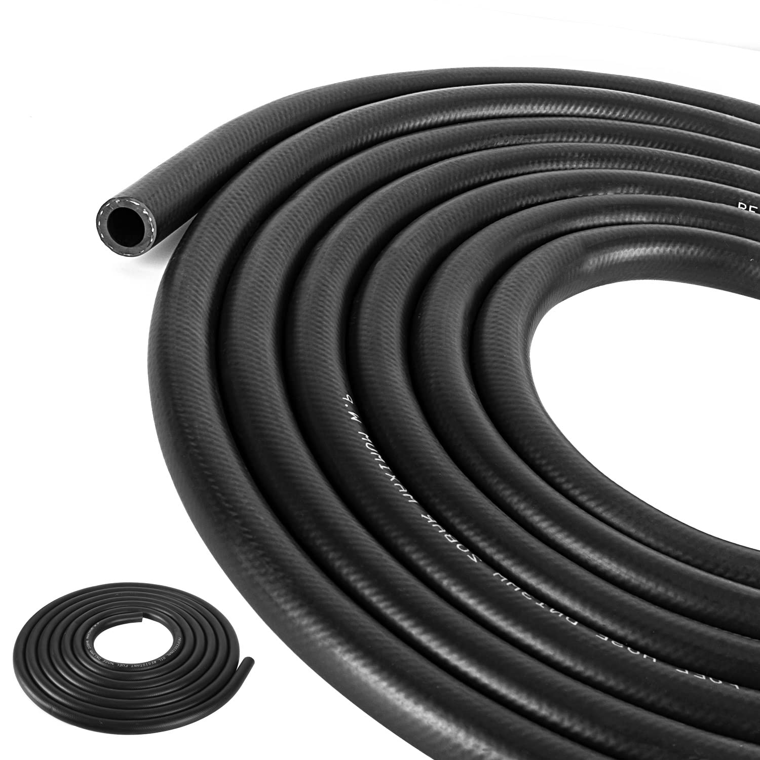 Dojobkinb fuel line hose 12mm ID 20ft ideal for reliable fuel routing in engines.