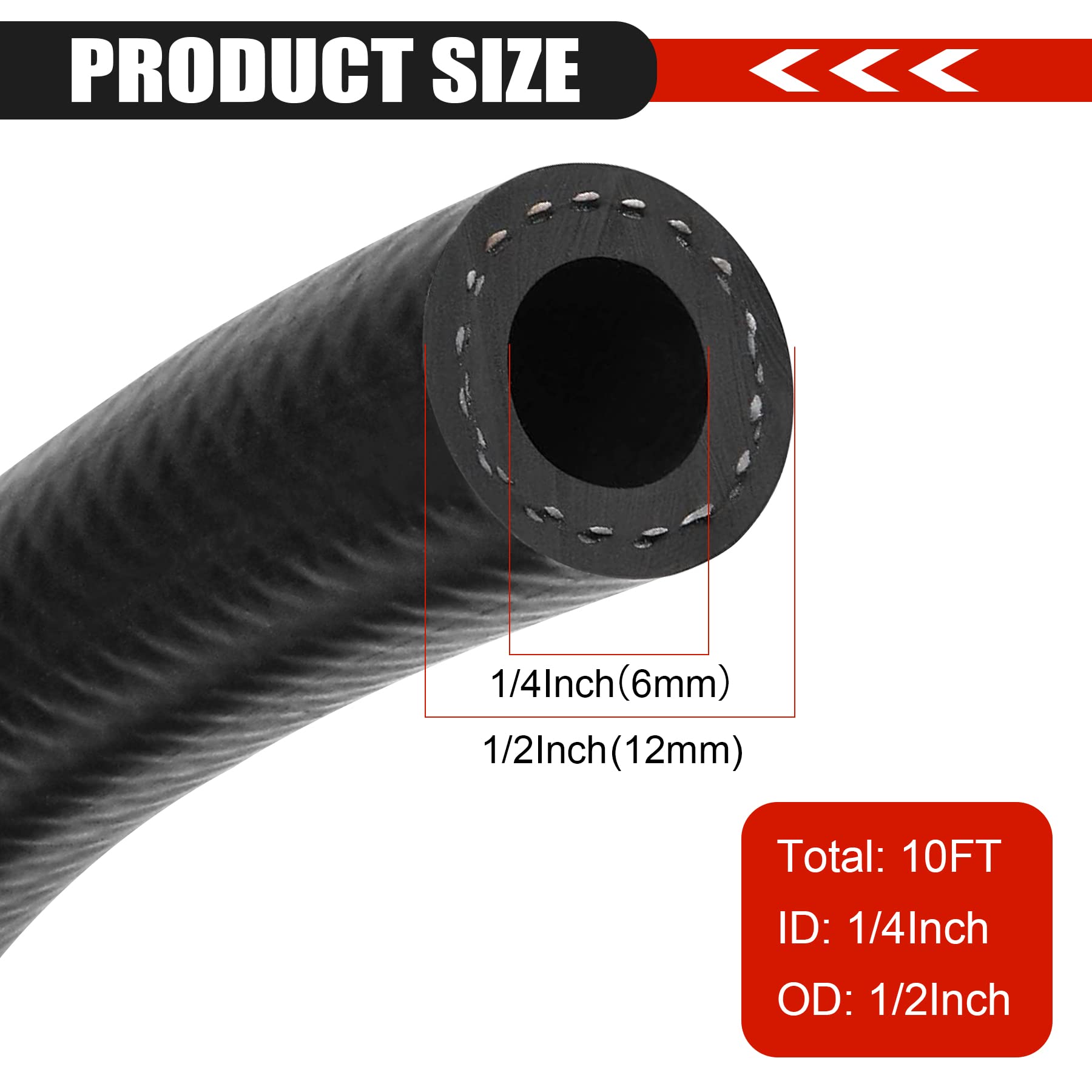 dojobkinb nbr fuel hose high-temp resistance for demanding engine environments