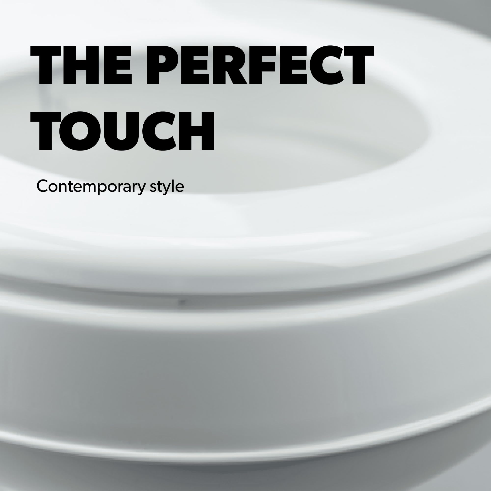 Dometic 300-series white finish suits residential-style RV bathrooms.