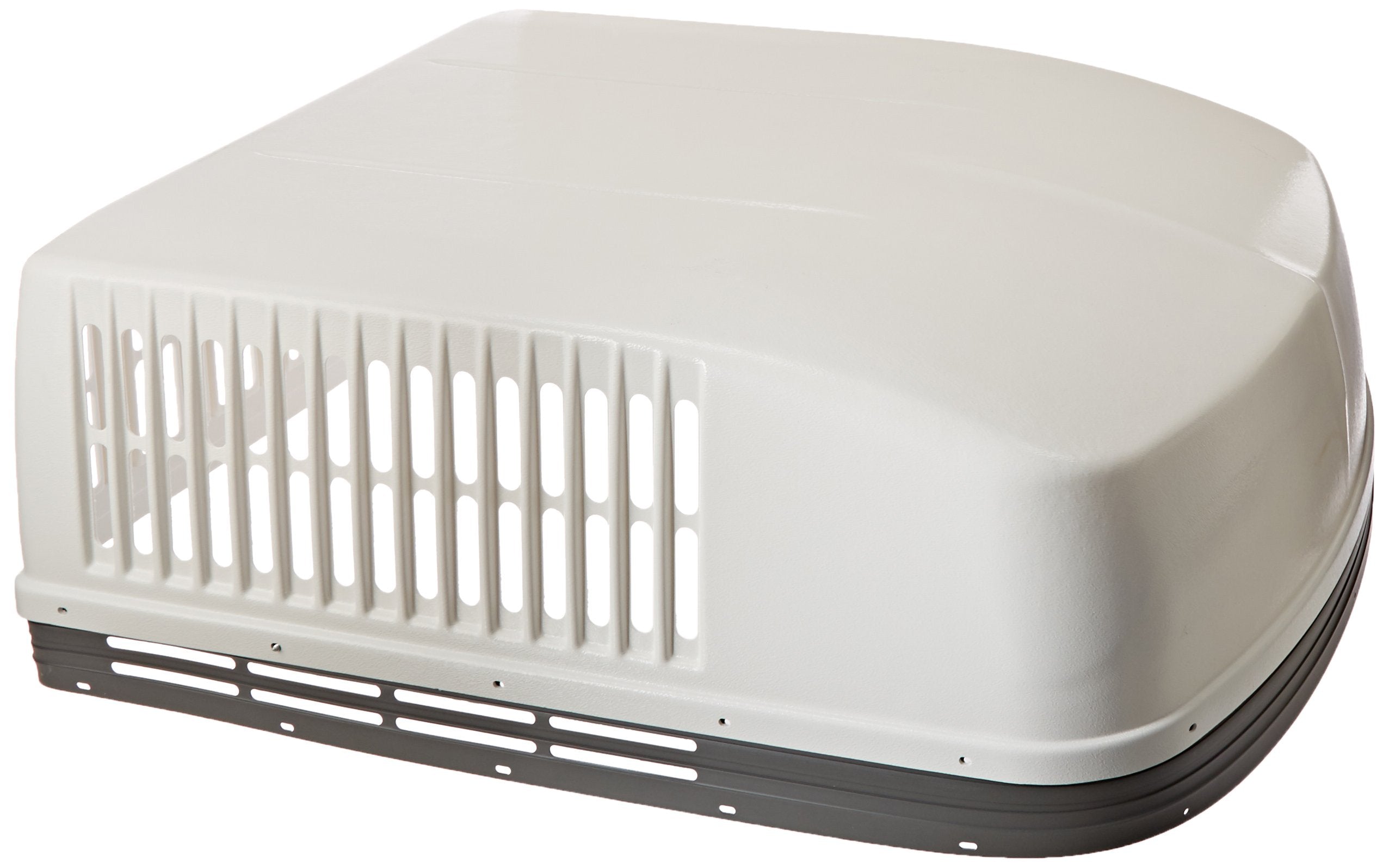 Dometic Brisk shroud cover in polar white, protects the upper unit during travel and outdoor use.