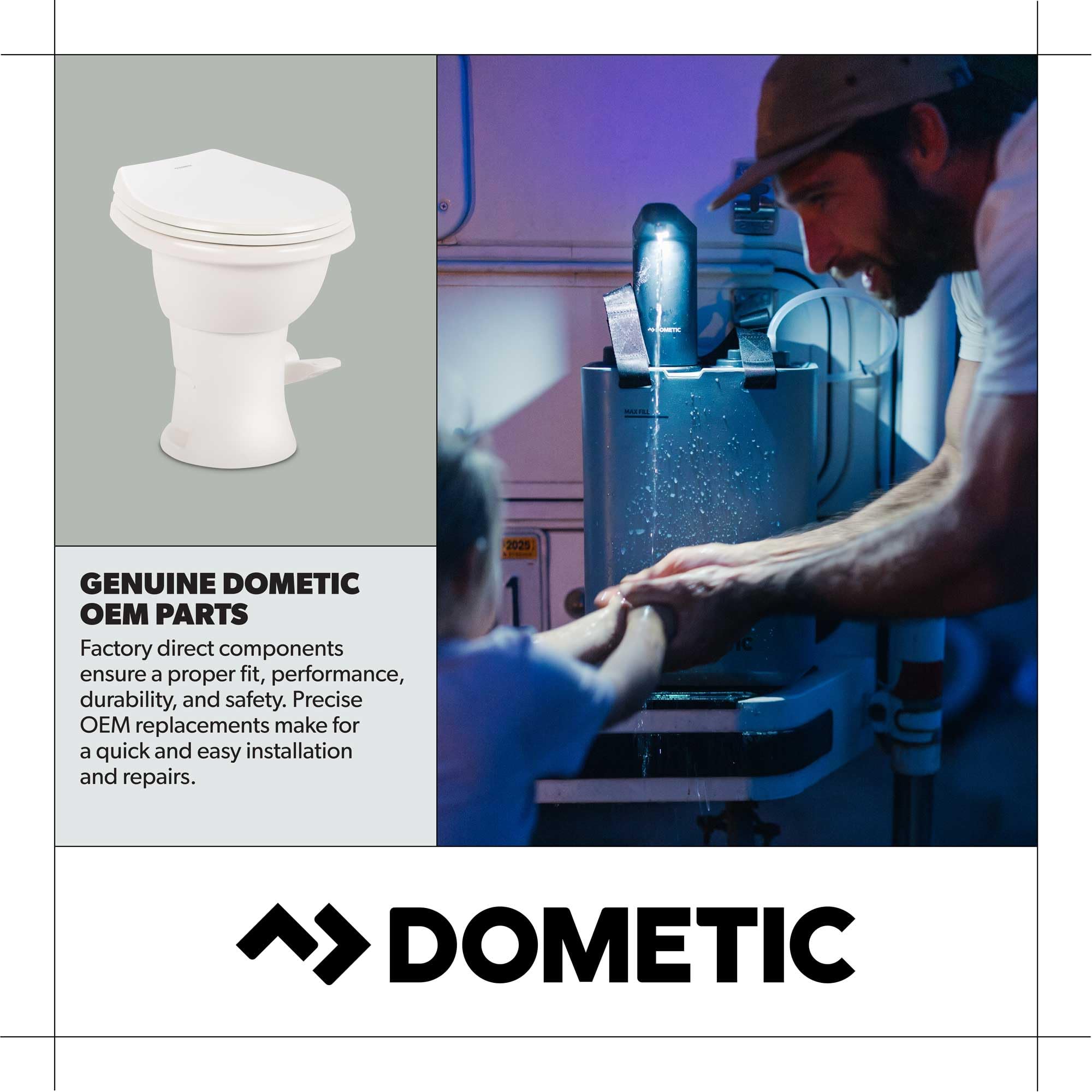 Compatible with Sealand 300 and 400 series toilets.