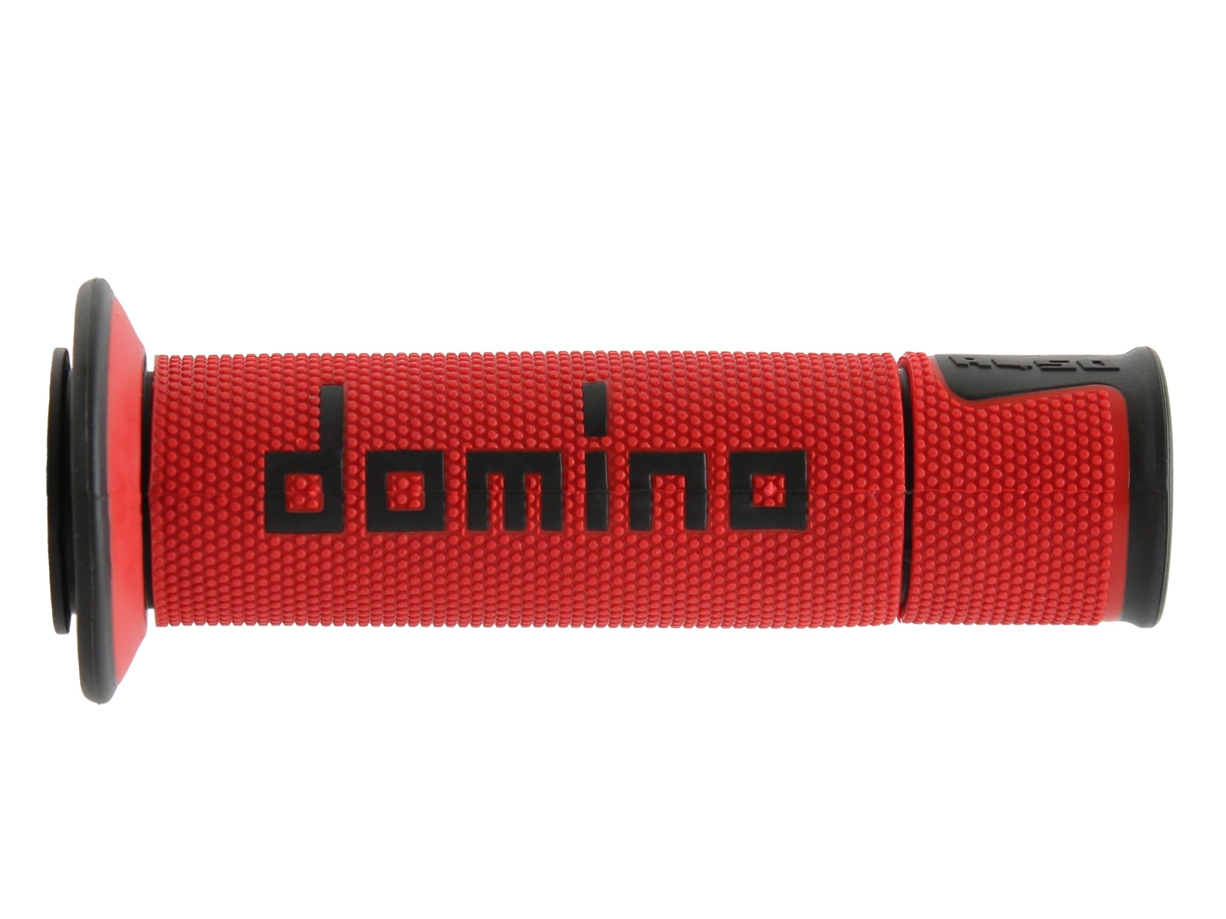 Domino A450 grip side view showing 22mm handlebars compatibility for reliable fit.