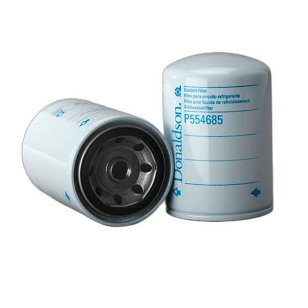 Donaldson P554685 coolant filter front view showing durable, OE-first fit for heavy-duty engines.