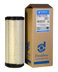 Donaldson P821575 DuraLite air cleaner closeup showing non-metallic, lightweight construction