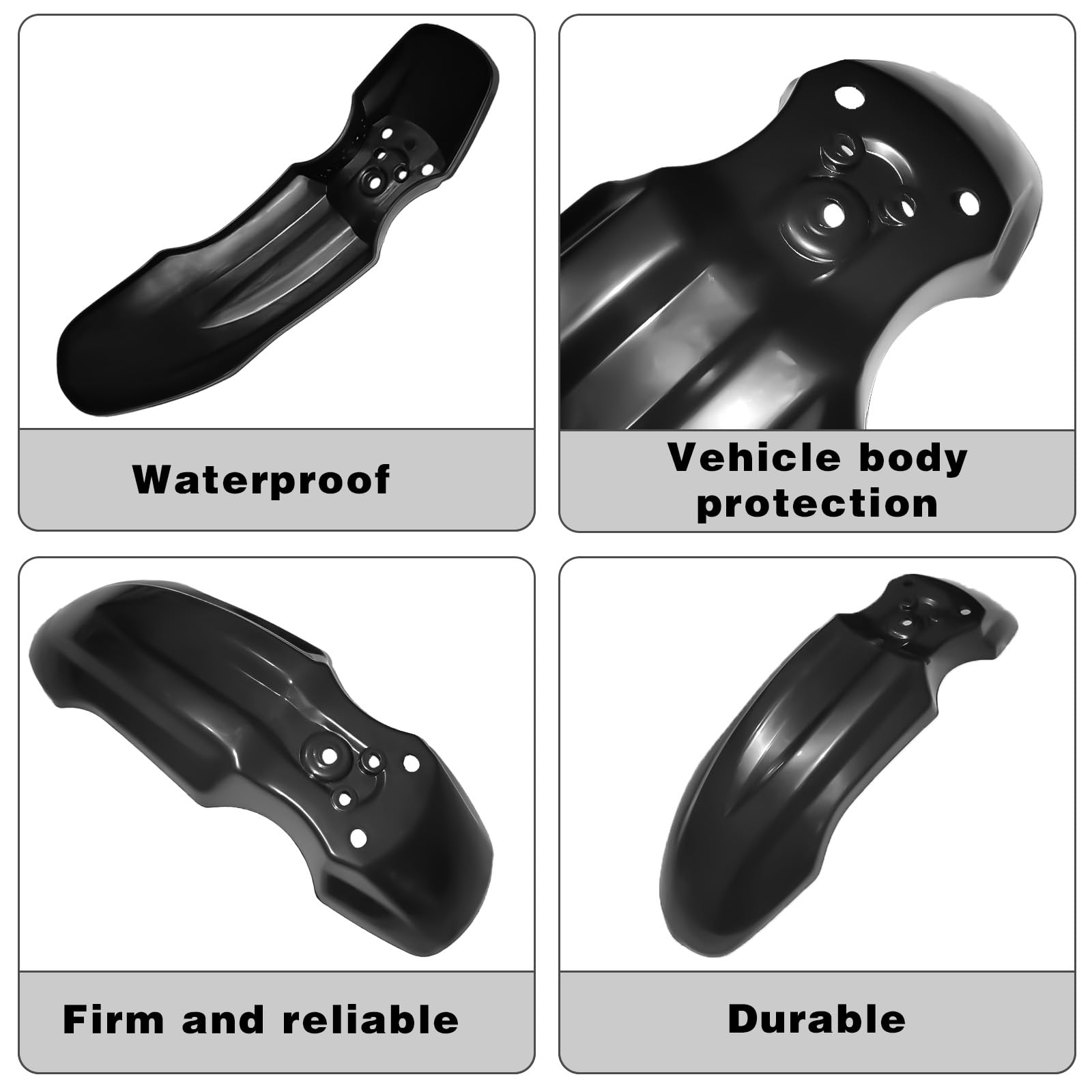 DonDofla mud guard makes cleaning after rides easier.