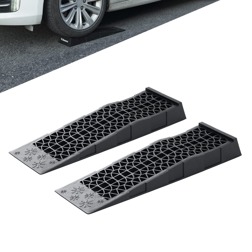 Donext low-profile 3-ton ramps in a 2-pack for easy under-vehicle access.