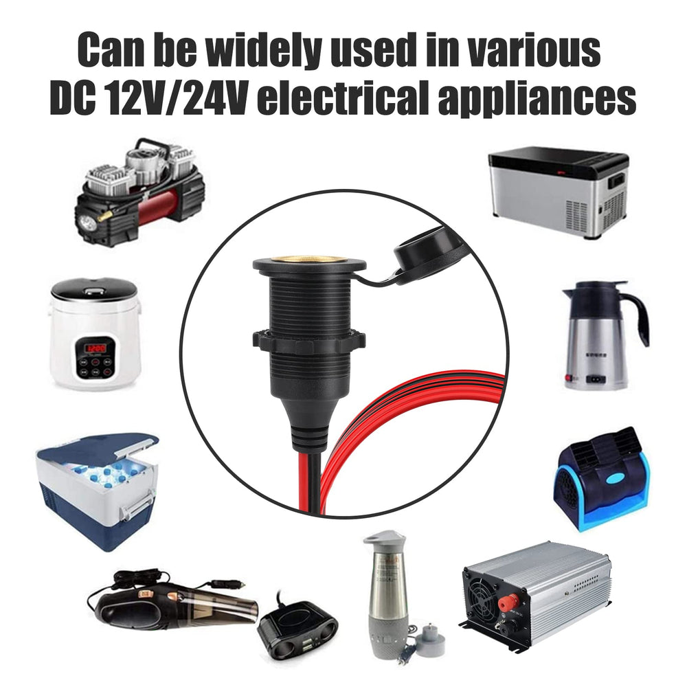 Dongge dustproof and waterproof cap protects the socket from elements.