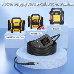 DONYOIE 15V output charger with 6.0 ft cable in use.