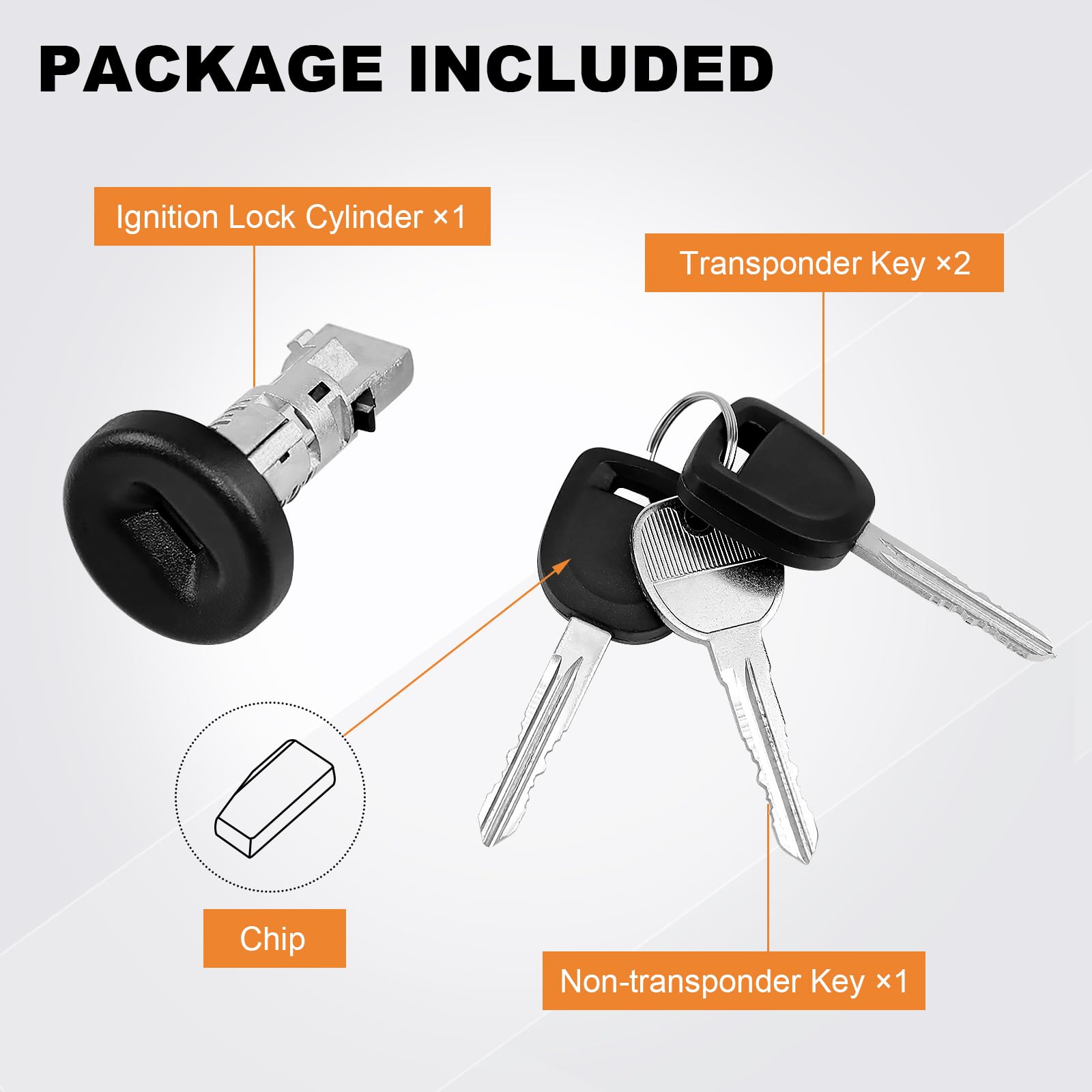 DORAIBACE packaging image displaying included chip keys and non-chip key