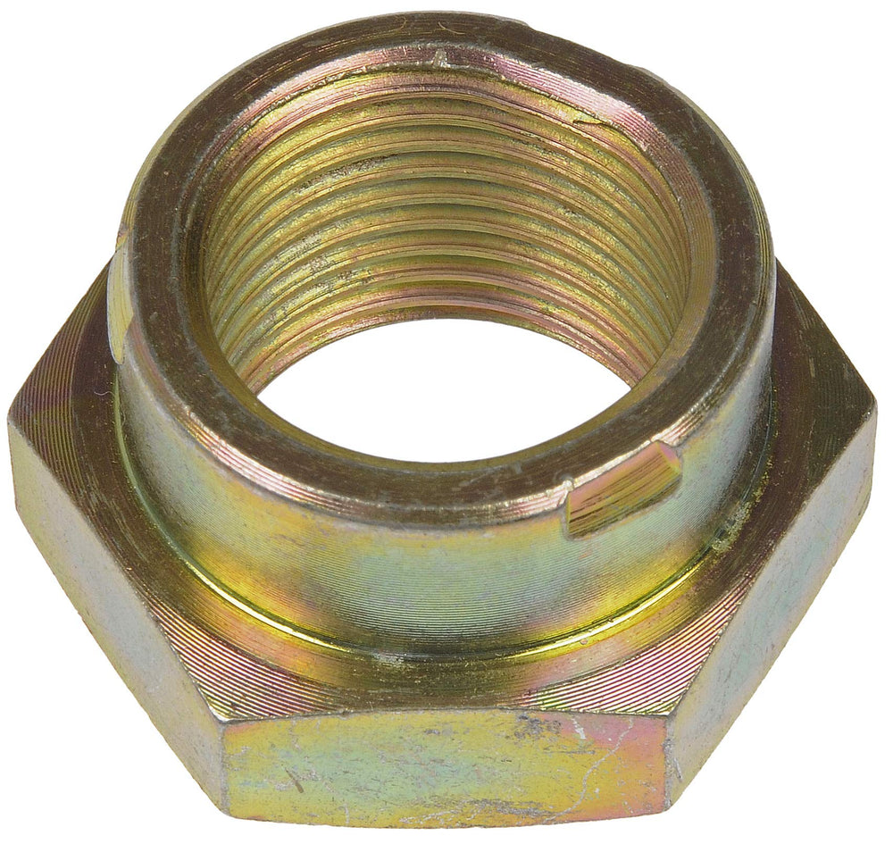 Dorman 05177 spindle nut with distorted thread ready for precise fit on compatible models