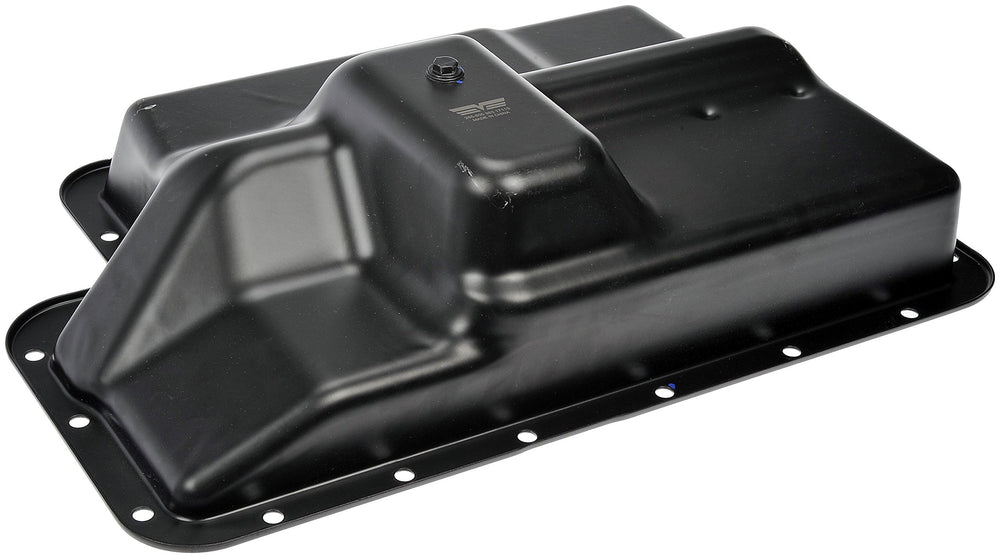 Dorman 265-805 transmission oil pan front view showing OE-style fit.