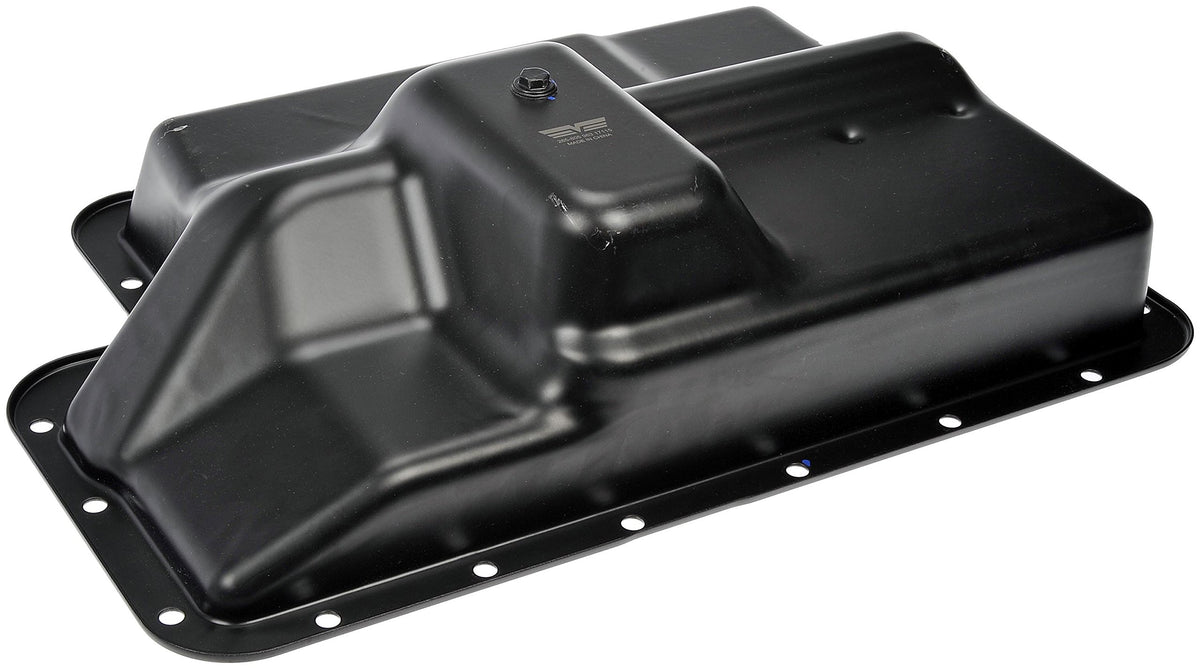 Dorman 265-805 transmission oil pan front view showing OE-style fit.