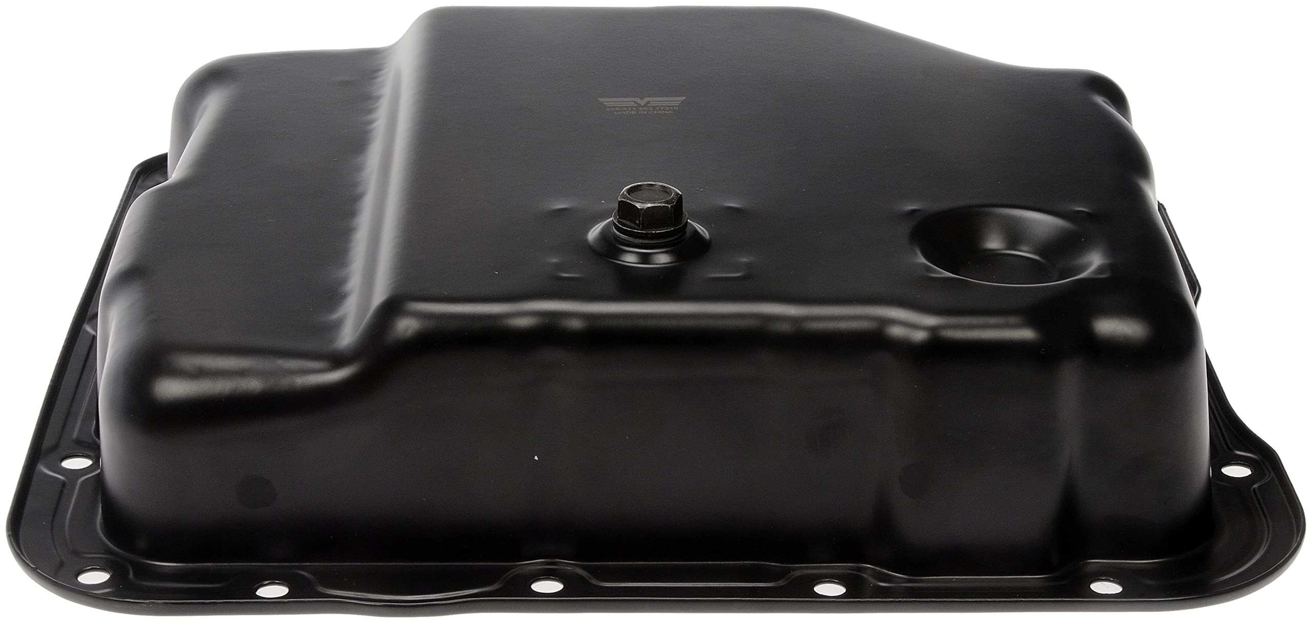 Dorman 265-811 pan with integrated magnet to trap debris during servicing.