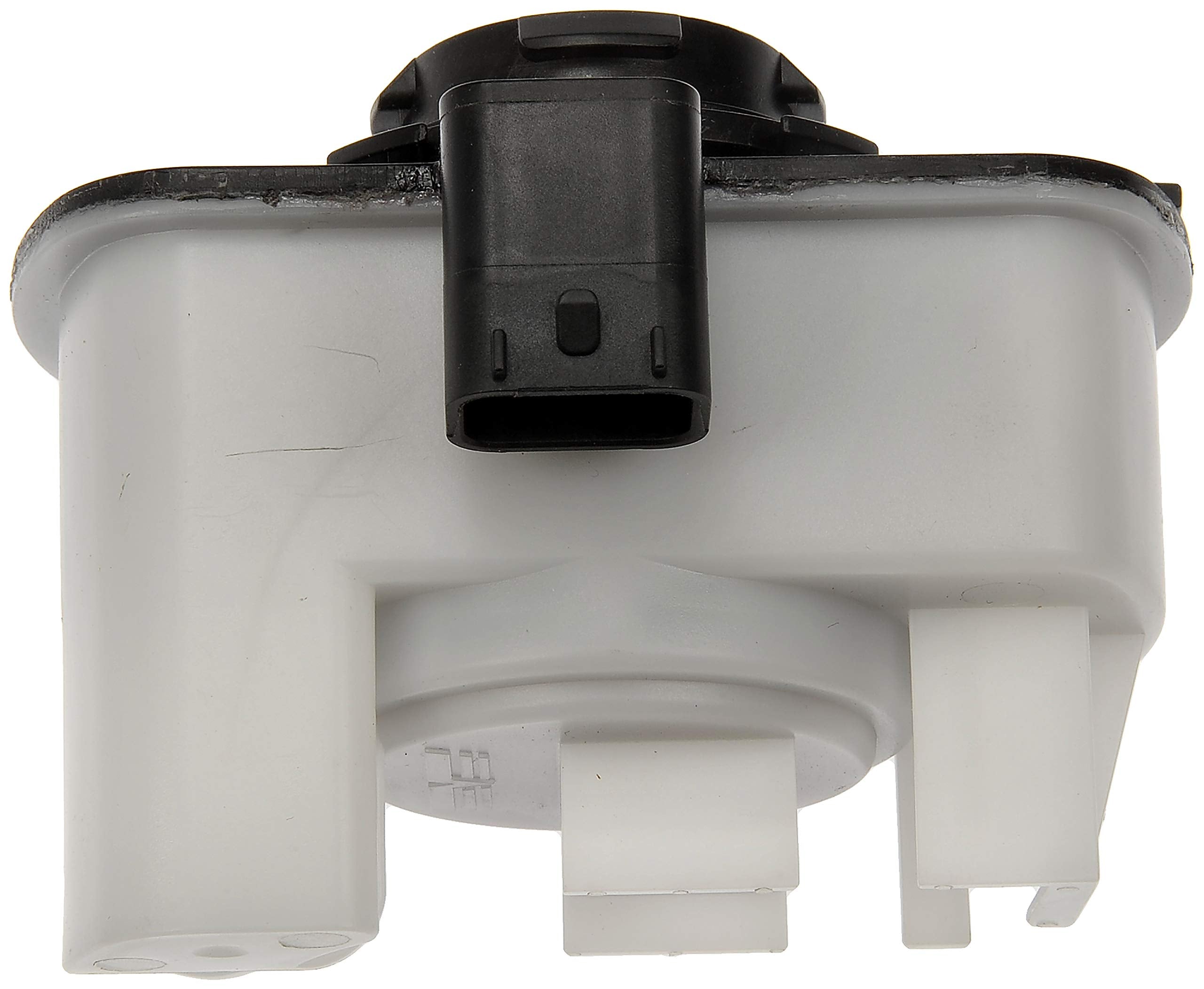 Dorman 310-233 evaporative pump side-view shows compact design for easy under-hood install.