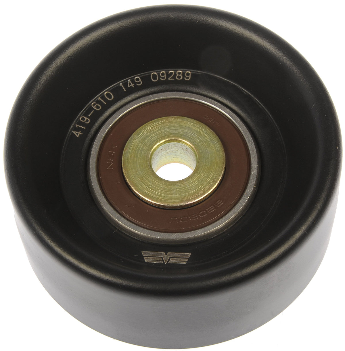 Dorman 419-610 tensioner pulley for accessory drive stabilizes belt and restores function.