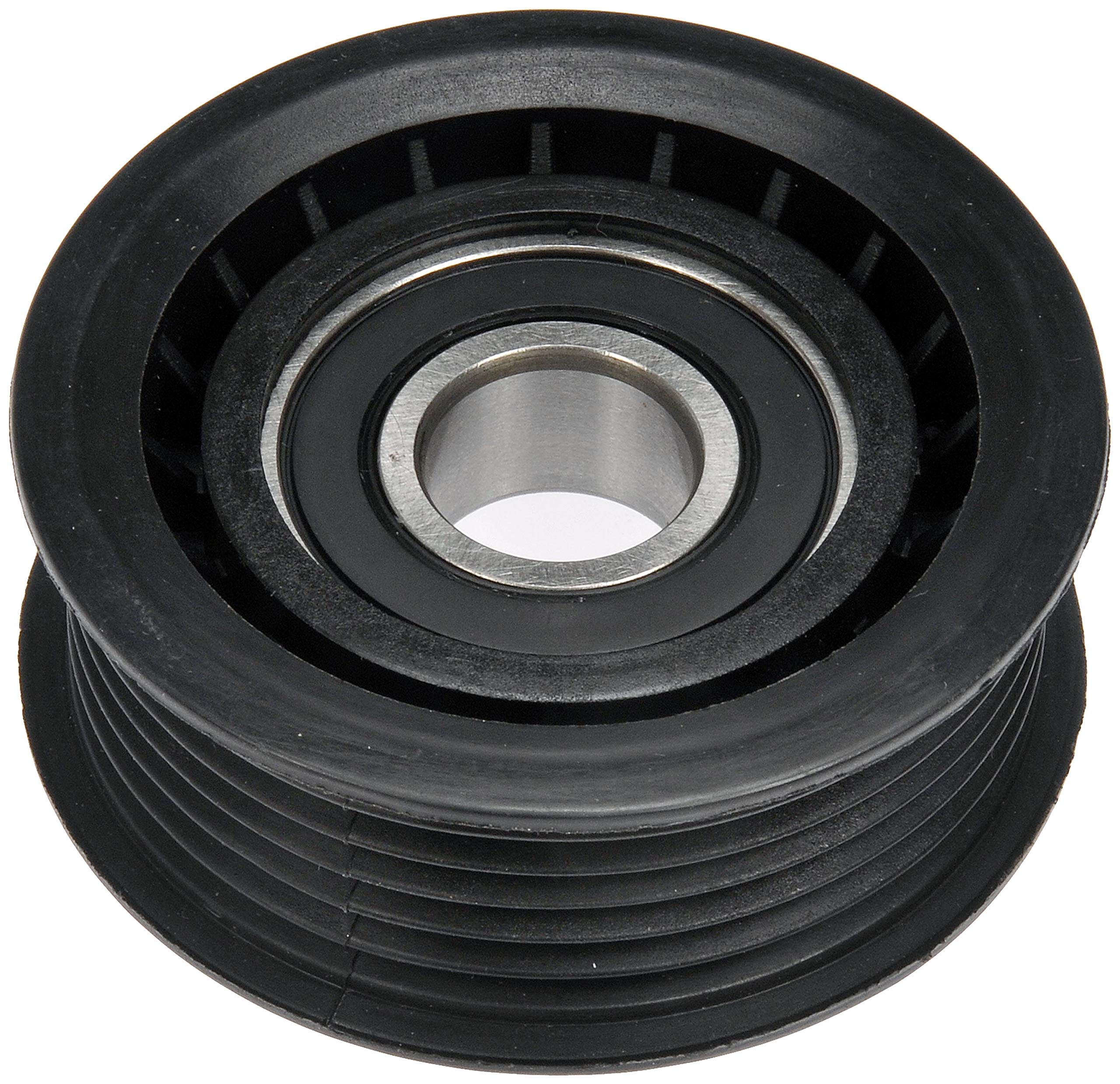 Dorman 419-649 idler pulley front view showing durable belt support.
