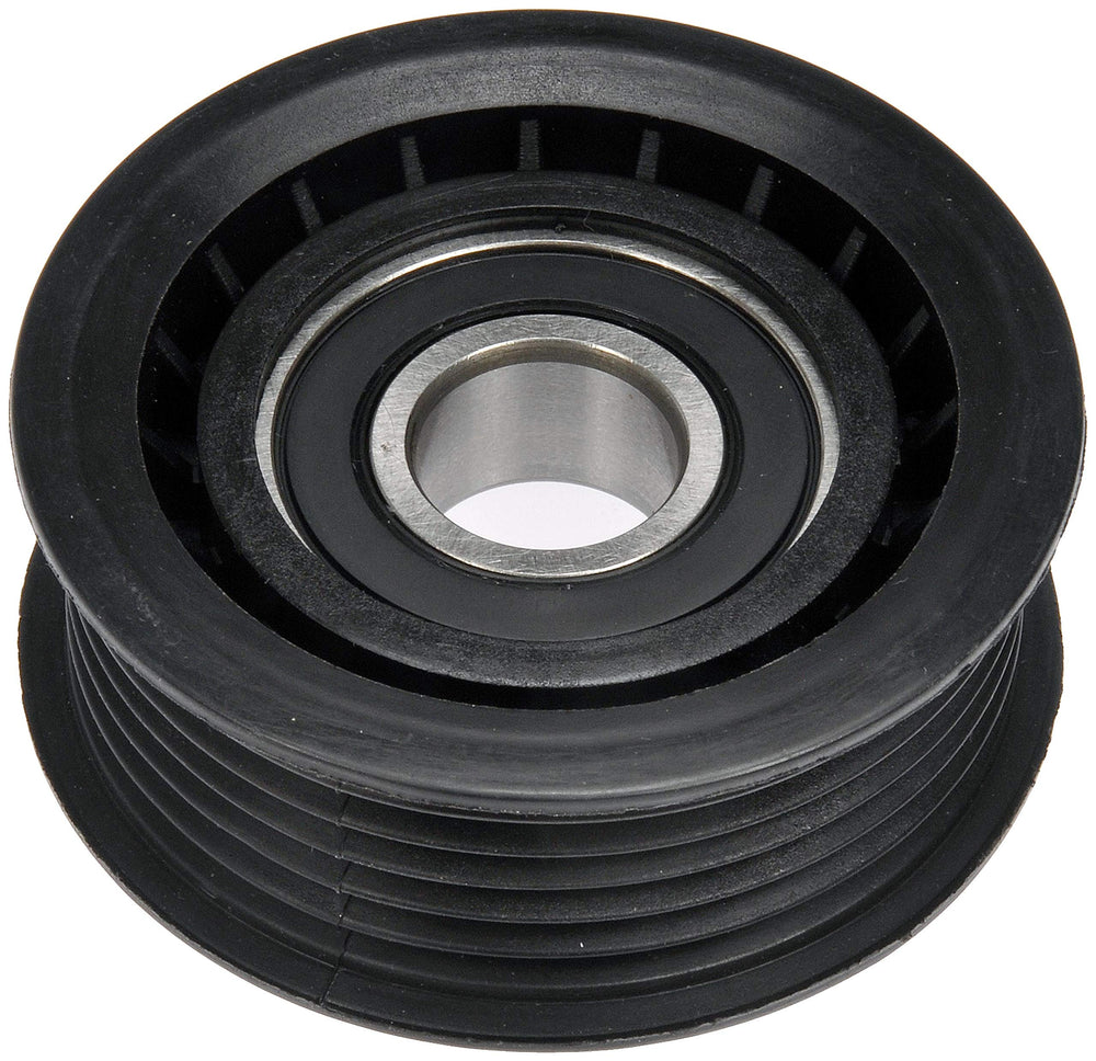 Dorman 419-649 idler pulley front view showing durable belt support.