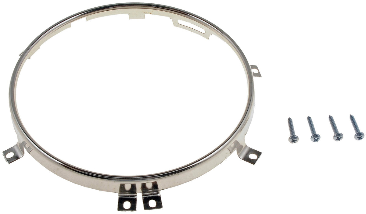 Dorman 42408 round headlamp retaining ring for a 7 inch headlight, secure fit and reliable operation