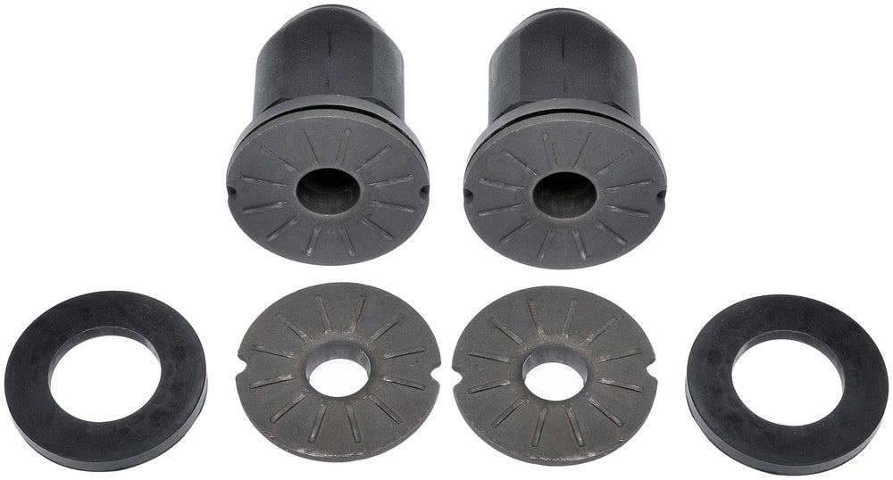Dorman 523-266 front rack and pinion mount bushing close-up showing durable construction