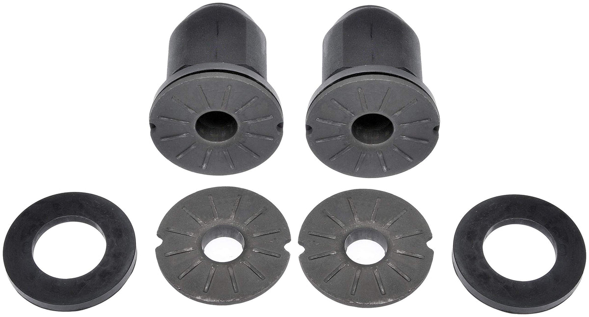 Dorman 523-266 front rack and pinion mount bushing close-up showing durable construction