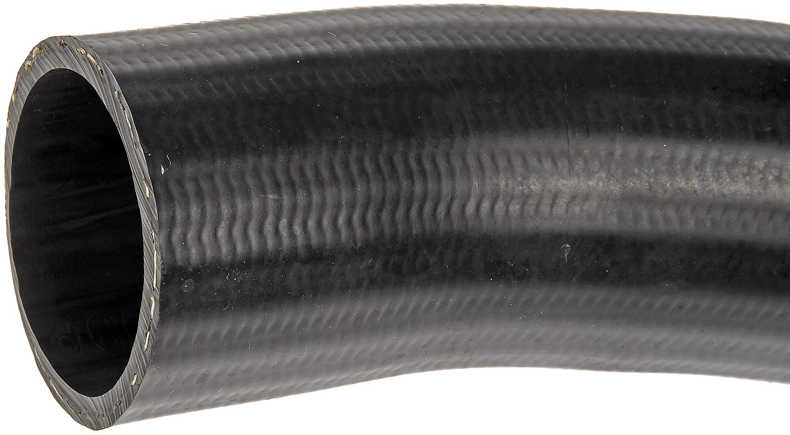 Dorman 573-010 fuel filler hose close-up highlights fuel-resistant material for durability.