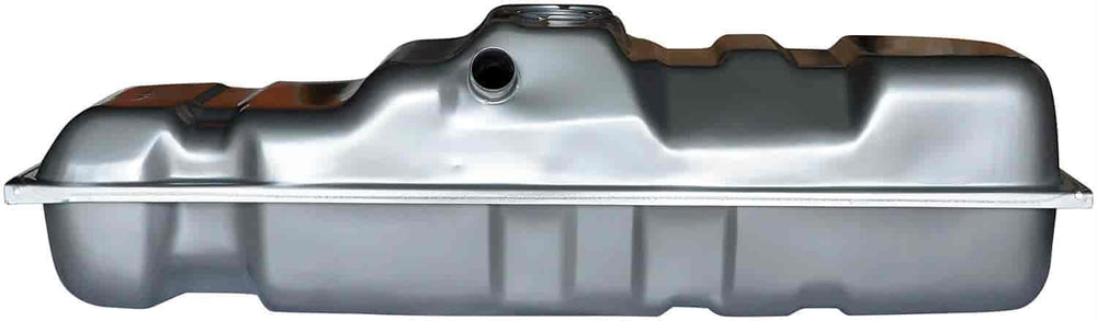 Dorman 576-343 fuel tank front view highlights rugged construction for Chevy and GMC.