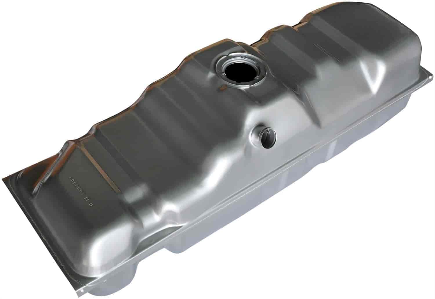 Dorman 576-343 fuel tank top view highlights mounting points.