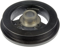 Dorman 594-018 harmonic balancer front view shows direct-fit replacement for compatible Jeep models