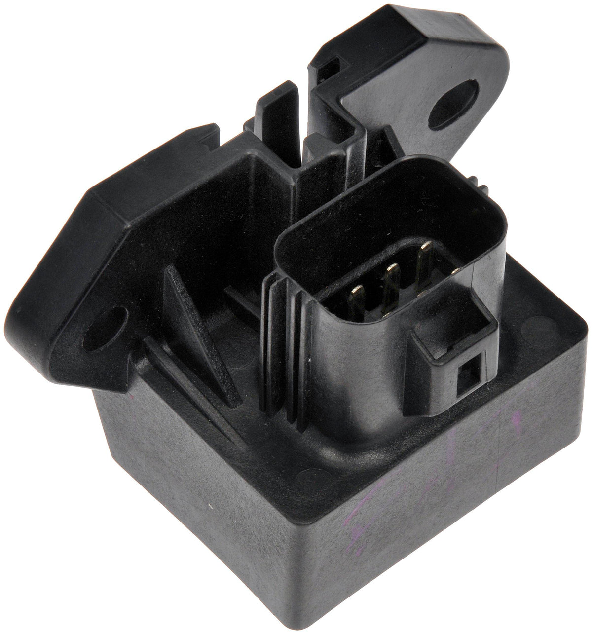 Dorman 601-225 fuel pump relay module close-up highlighting upgraded circuitry for reliability