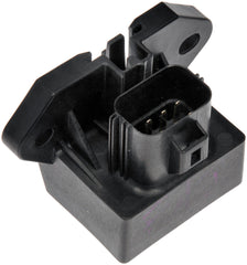 Dorman 601-225 fuel pump relay module close-up highlighting upgraded circuitry for reliability