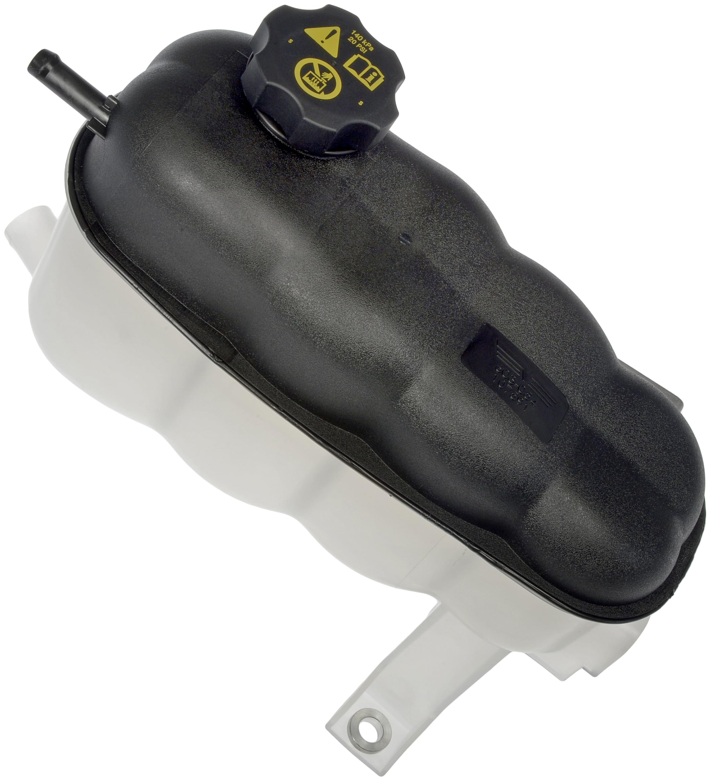 Dorman 603-054 front pressurized coolant reservoir in vehicle engine bay