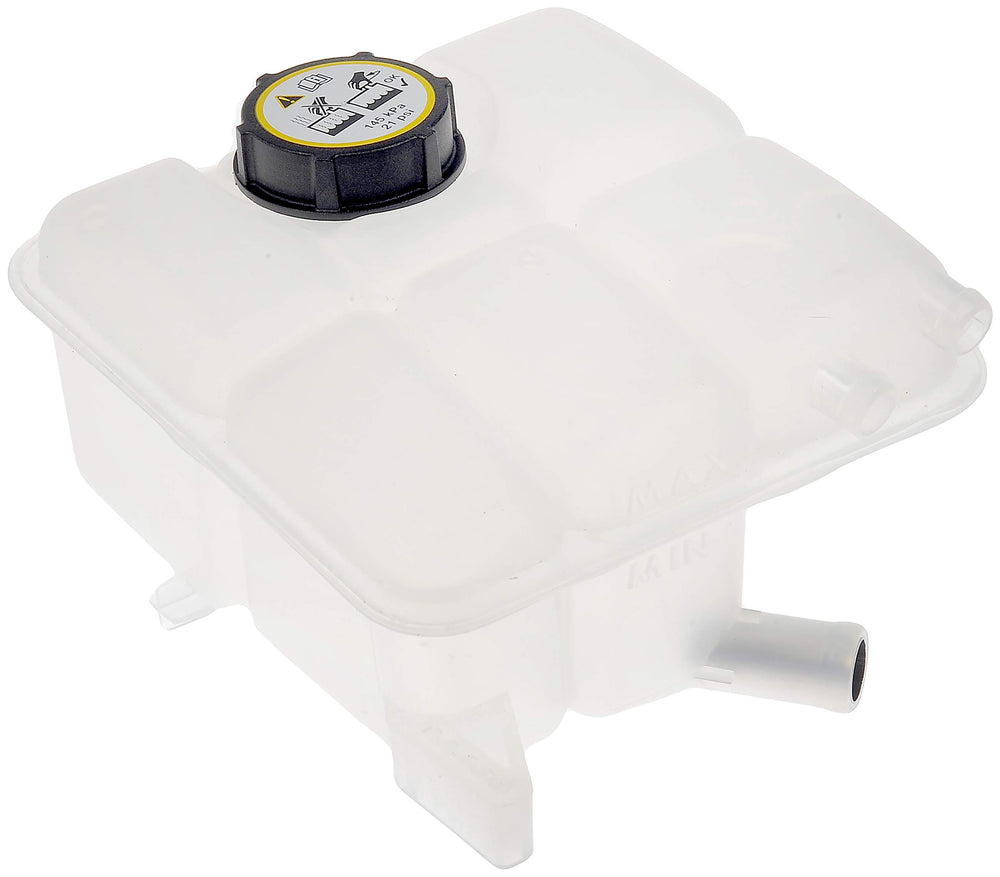 Dorman 603-382 front reservoir and cap for Ford models, durable under-hood cooling solution.