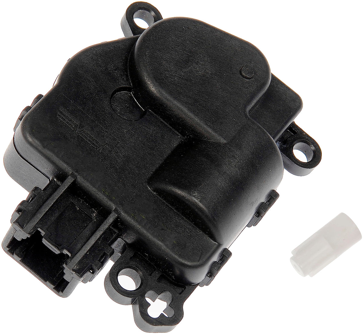 Dorman 604-029 HVAC blend door actuator in full view, supports precise climate control.