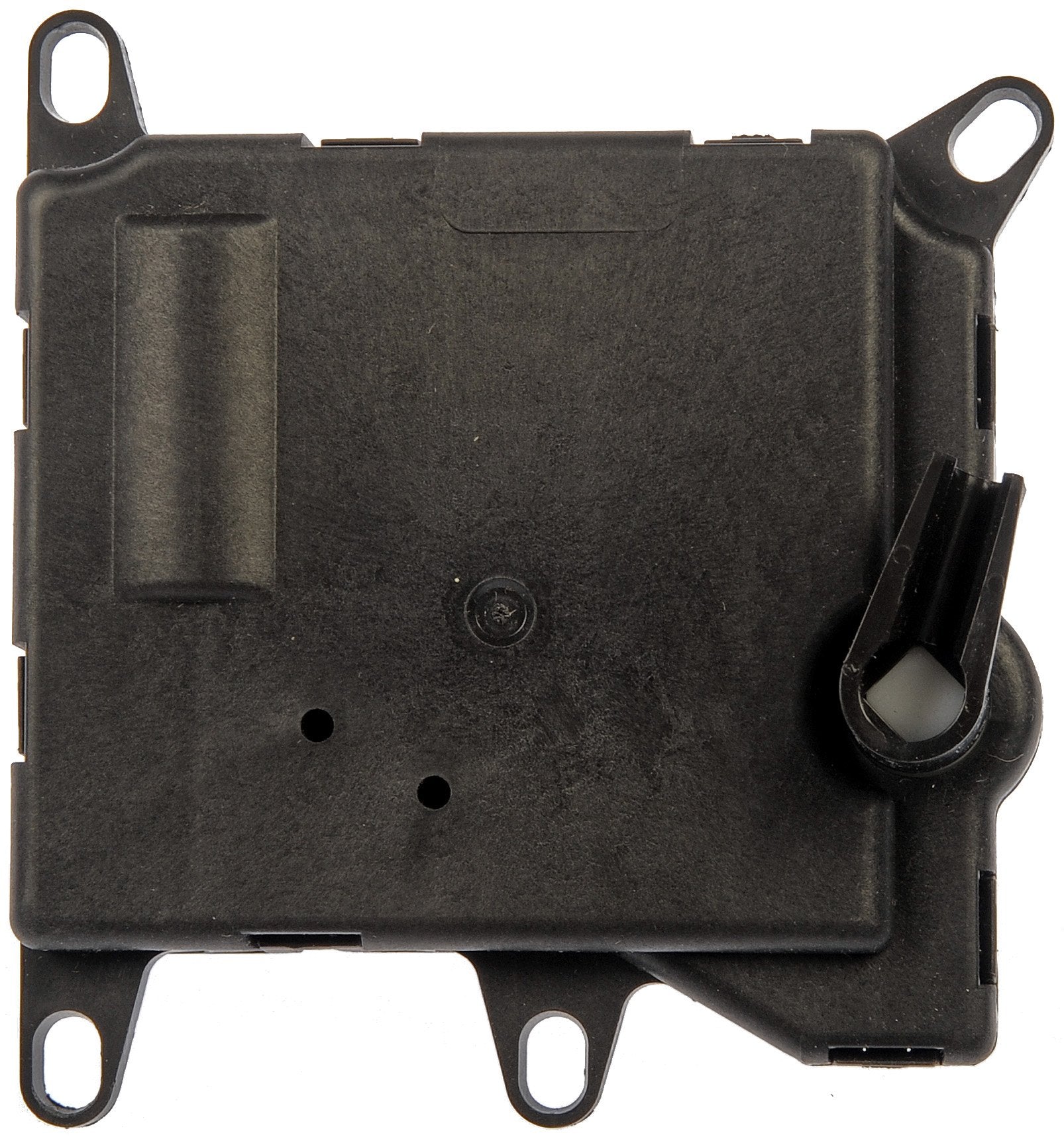 Dorman 604-214 HVAC blend door actuator closeup showing durable housing