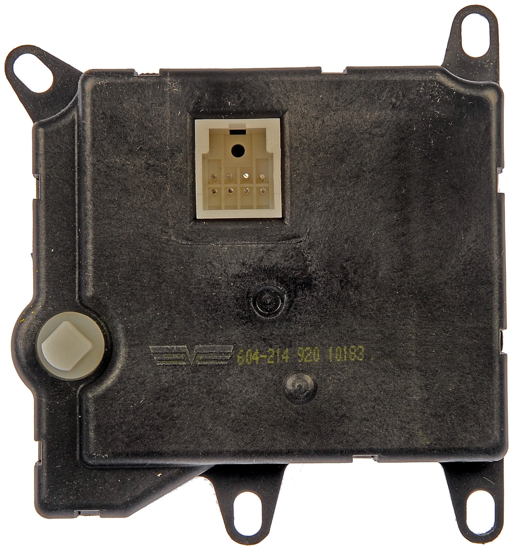 Dorman 604-214 actuator being installed in the vehicle dash area
