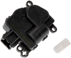 Dorman 604-251 HVAC blend door actuator showing precision fit for reliable climate control
