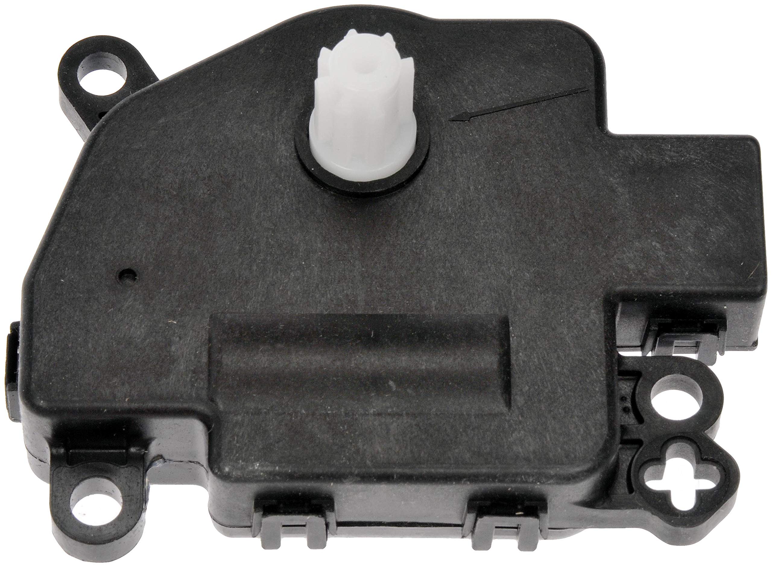 Dorman 604-294 HVAC blend door actuator side installation view highlighting compatibility.